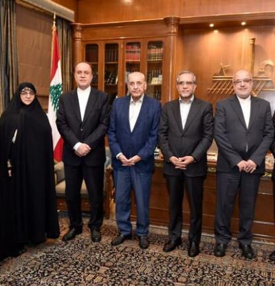 نائب رئيس مجلس الشورى الاسلامي يلتقي نبيه بري